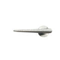 Round rose lever door handle solid lever door handle stainless steel handle